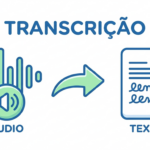 Eu vou digitar e transcrever os seus áudios ou vídeos