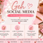 Eu vou Fazer posts femininos para Instagram no Canva