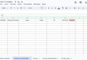 Eu vou fazer organização financeira e administrativa digital
