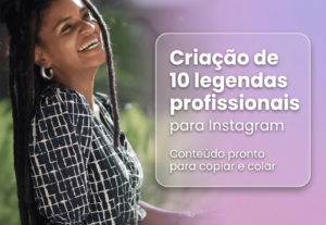 Eu vou criar 10 legendas profissionais para Instagram