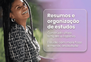 Eu vou fazer resumos e organizar seus estudos