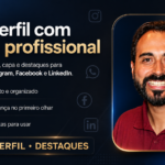 Eu vou criar imagens de perfil, capa e destaques em 1 dia