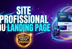 Eu vou criar um Site ou Landing Page em até 2 dias.
