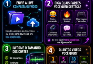 Eu vou Transformar suas lives nos melhores cortes para bomba...