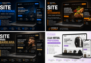 Eu vou Criar landing page profissional moderna para sua empr...
