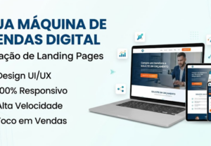 Eu vou criar a sua landing page de alta conversão