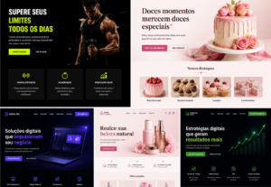Eu vou criar uma landing page/site
