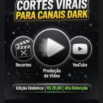 Eu vou criar recortes do seu video para um canal dark