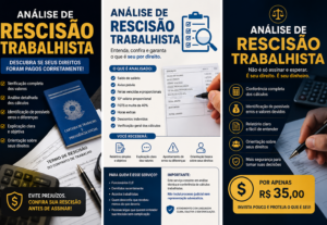 Eu vou fazer Analise de Rescisão Trabalhista