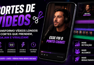 Eu vou criar cortes do seu vídeo
