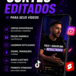 Eu vou Criar Cortes Editados para Seus Vídeos