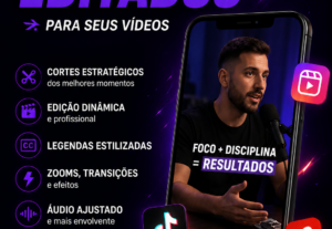 Eu vou Criar Cortes Editados para Seus Vídeos