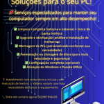 Eu vou fazer Suporte técnico remoto para TI, redes e sistema...