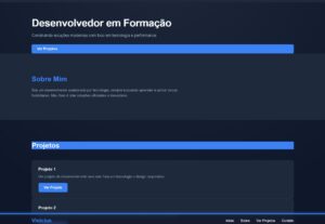 Eu vou fazer um site para você