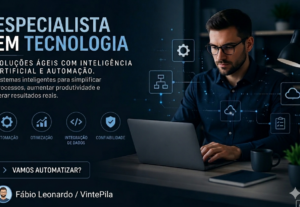 Eu vou resolver sua demanda tech. Você pede, eu faço.
