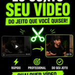 Eu vou Fazer cortes do seu vídeo