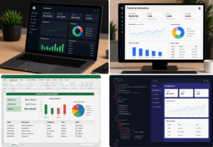 Eu vou fazer dashboards, planilhas e automações administrati...