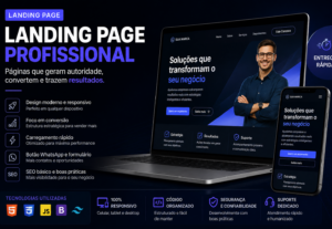 Eu vou criar uma landing page profissional para seu negócio