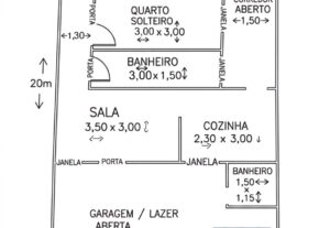 Eu vou Fazer a planta da sua casa térrea