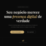 Eu vou fazer sua Landing Page Profissional Design UI/UX