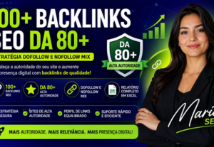 Eu vou Criar 100+ Backlinks Perfil Alta Qualidade DA 80+