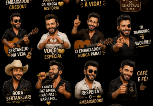 Eu vou Criar suas figurinhas personalizadas