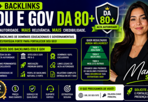 Eu vou Criar 22 Backlinks EDU/GOV DA 80+ Para Seu Site