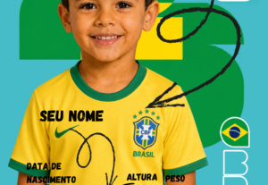 Eu vou fazer duas figurinhas sua da copa.