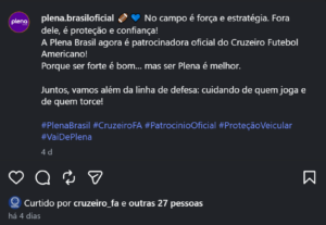 Eu vou fazer sua legenda de post para o insta