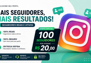 Eu vou 100 Seguidores para sua conta do Instagram em até 24h...