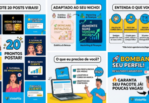 Eu vou criar 10 post virais para sua rede social