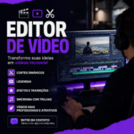 Eu vou fazer a melhor edição para seus vídeos e cortes