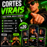 Eu vou criar cortes virais para TikTok, Reels e Shorts