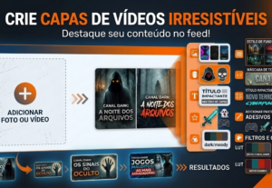 Eu vou criar uma capa perfeita para a miniatura do seu vídeo