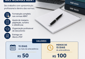 Eu vou formatar seu tcc ou artigo científico