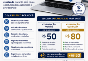 Eu vou atualizar o seu Currículo Lattes