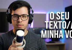 Eu vou Gravar seu texto em áudio para seu projeto
