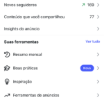 Eu vou Ajudar no gerenciamento da sua conta no Instagram