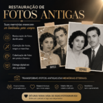 Eu vou Restaurar uma foto antiga sua em algumas horas.