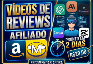 Eu vou criar um vídeo de review com IA para afiliados