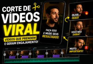 Eu vou Criar cortes de seu vídeo que te geraram alcance.
