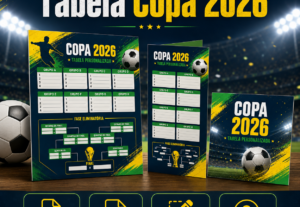 Eu vou criar tabela da Copa 2026 personalizada