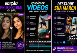 Eu vou fazer Edição Profissional de Fotos e Vídeos