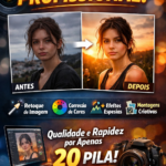 Eu vou Editar sua foto de maneira profissional