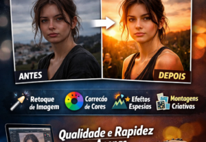Eu vou Editar sua foto de maneira profissional