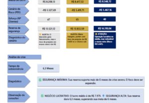 Eu vou fazer o diagnóstico financeiro da sua empresa