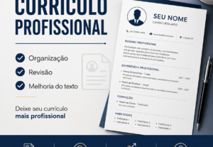 Eu vou criar ou melhorar seu currículo profissional
