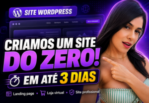 Eu vou fazer o Melhor SITE para seu Serviço/Produto em 3 dia...