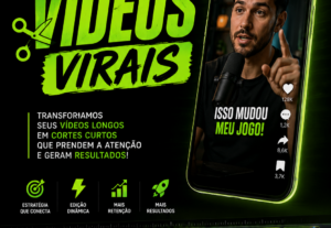 Eu vou fazer cortes virais dos seus vídeos