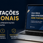 Eu vou transformar suas ideias em slides profissionais